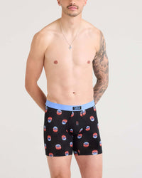 Saxx Vibe Xtra Boxer Brief Fly - Whale Watcher-Black